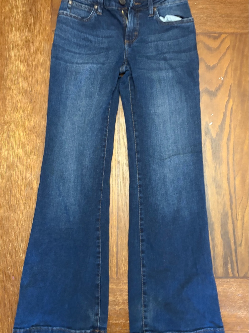 Wrangler Mae-Aztec Women's Mid Rise 5 Pocket Flare Trouser. 27 x 28.5